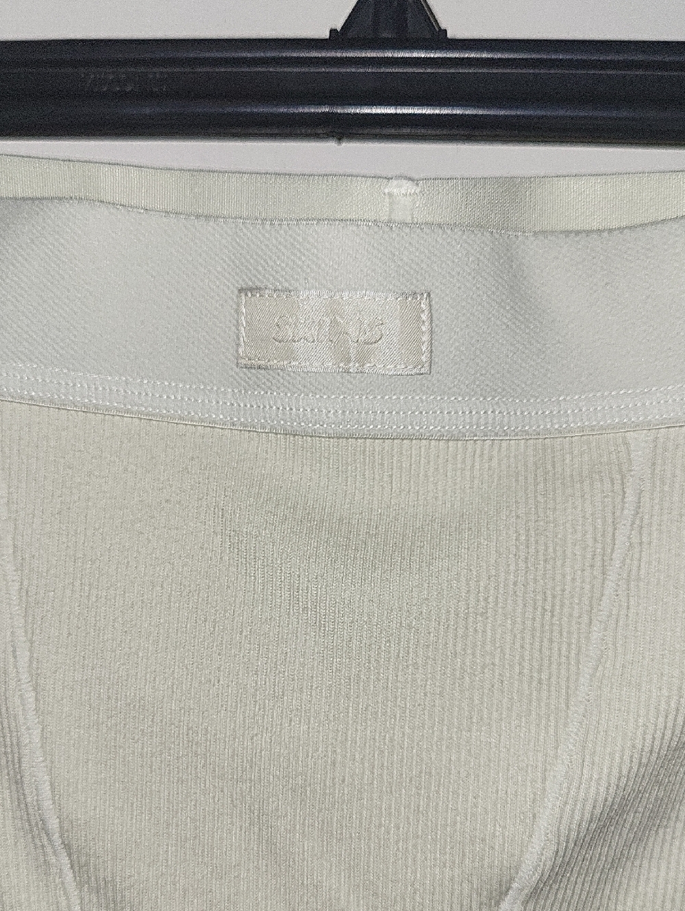 SKIMS Cotton Rib Boxer In Bone S NWT - Picture 10 of 11